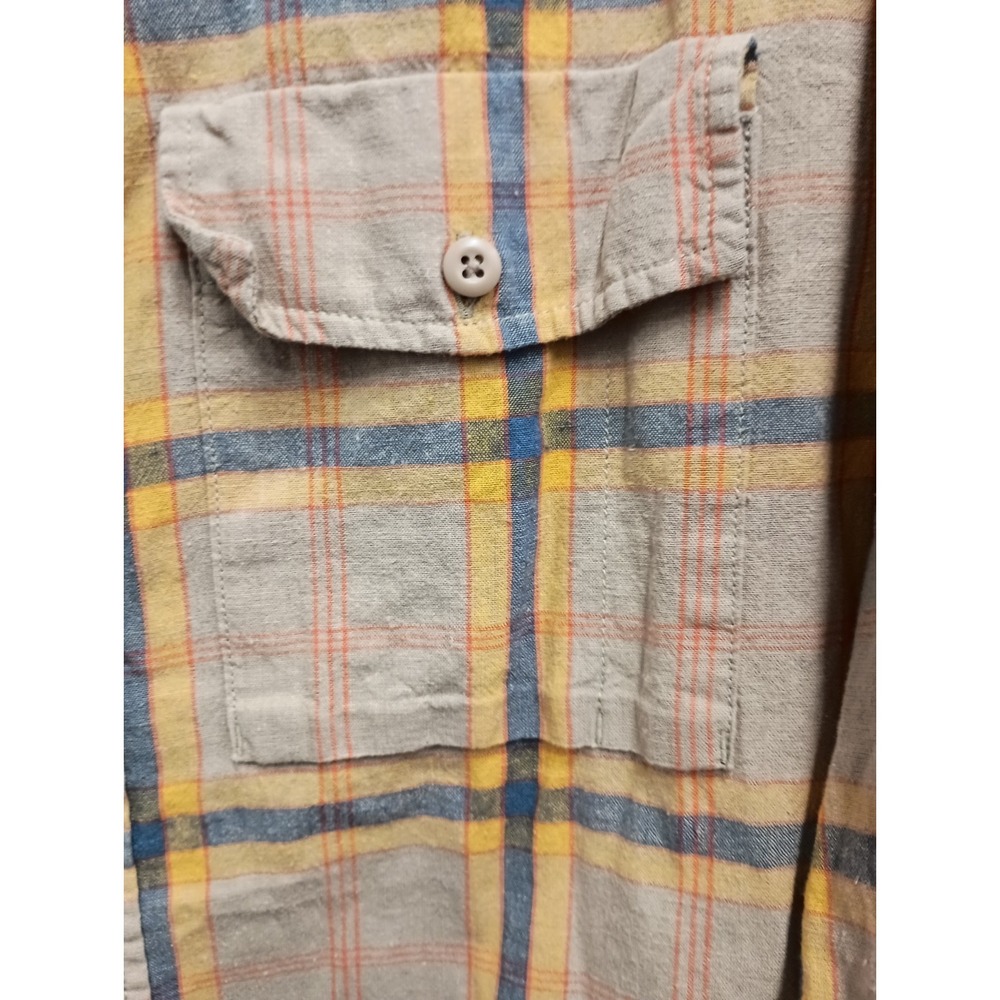 Rei Mens Shirt Large Plaid Hiking Outdoor Gorpcore Button Front Long Sleeve - Picture 4 of 12